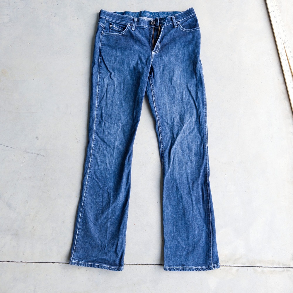 Wrangler Q-Baby Riding Jeans Womens 11/12 Bootcut Western Cowgirl Stretch 34